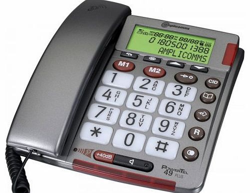 Amplicomms Amplicom PowerTel 49 Plus Amplified Corded Phone