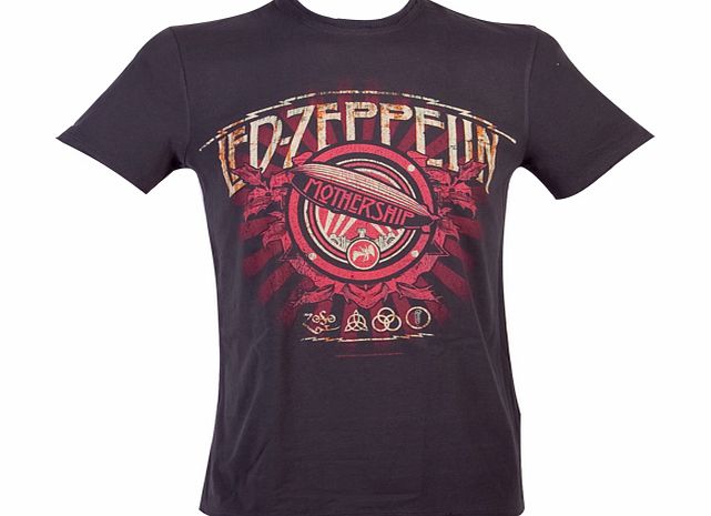 Mens Led Zeppelin Mothership Charcoal