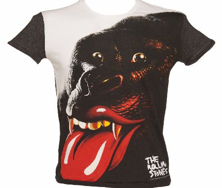 Mens Charcoal Gorilla Lick Rolling Stones