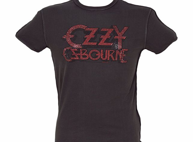 Mens Diamante Ozzy Osbourne Charcoal