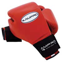 Luxor Pro Spar Velcro Sparring Glove Red 12oz