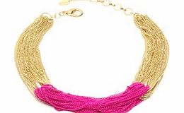 Sylvana necklace in fuchsia