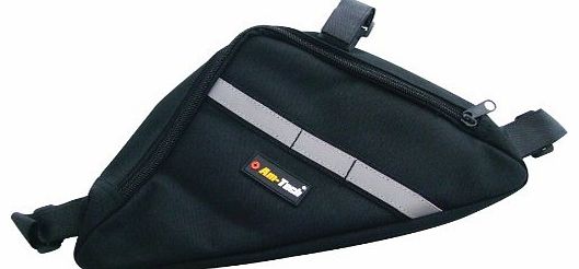 Am-Tech BICYCLE NYLON STORAGE BAG EASY FIT HOOK AND LOOP