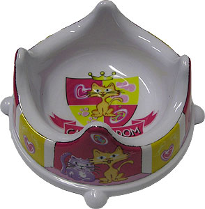 Ancol Cat Kingdom Melamine Dish