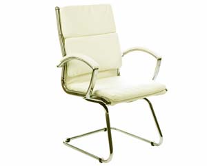 Andorra cream visitor chair