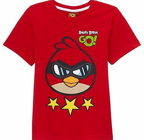  Boys 44ABGOJ104 T-Shirt, Red, 8 Years