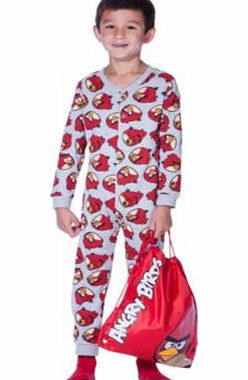 Angry Birds Boys Grey Nightwear Set - 5-6 Years