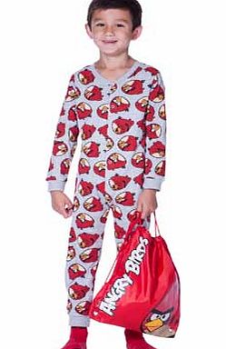 Angry Birds Boys Grey Nightwear Set - 9-10 Years