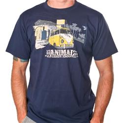 Beall Camper Van T-Shirt - Mood Indigo