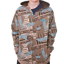 animal Boys Davis Zip Hoody - Fossil