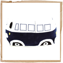 Camper Van Jnr Slippers Navy