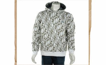 Chimp AOP Hoody White