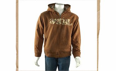 Demon Zip Hoody Brown