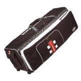 Gray Nicolls Predator Wheelie Kit Bag (Black/Silver)