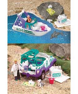 Animal Hospital Farm/Sea Rescue Boat and DVD