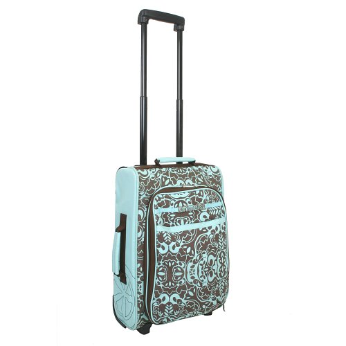 Ladies Animal 40ltr Roller Wheel Travel Bag C07 Blue Tint