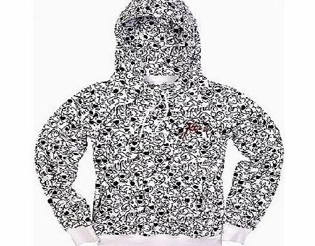 Ladies Animal Painter Pallet Hoody 002 Black