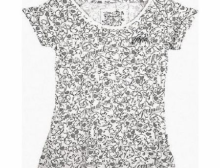 Ladies Animal Pimpinella Deluxe Tee 011 White