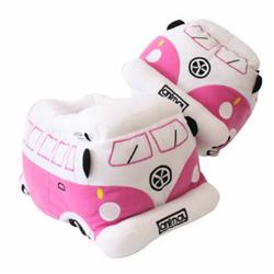 Ladies Camper Van Slippers - Phiox Pink