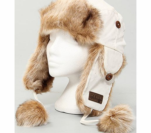 Animal Ladies Dusty Trapper hat - White