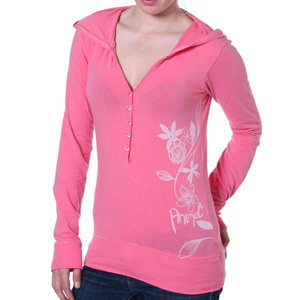 Animal Ladies Jaborosa Hooded tee shirt