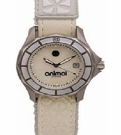 Ladies Animal Breeze Watch. White