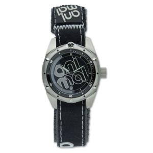 Animal Ladies Ladies Animal Snap 2 Watch. Black Silver