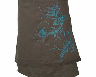 Animal Ladies Ladies Animal Trice Linen Skirt. Bracken