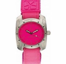 Animal Ladies Side Shore Flouro Pink Watch