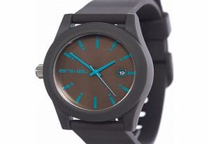 Animal Mens Alva Black Silicone Strap Watch