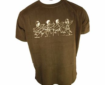 Mens Animal Blunt Delux T-Shirt. Demitasse Brown