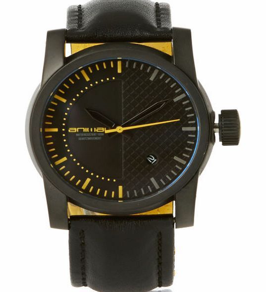 Animal Mens Animal Burn Watch - Black