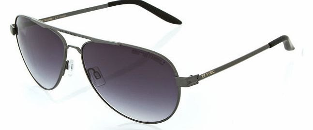 Mens Animal V8 Sunglasses - Matte Gun/smoke