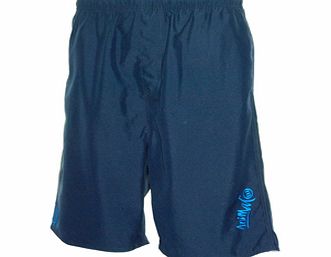 Mens Animal Flip Volley Short. Nightshade Navy