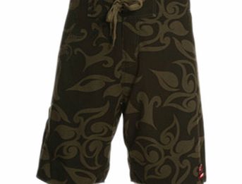 Mens Animal Fooker Boardshort. Grapeleaf