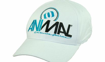 Mens Animal Fresko Adjustable Cap. White