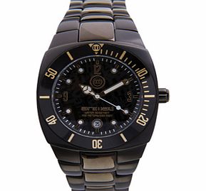 Mens Animal Surf Master Watch. Black