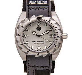 Animal Mens Mens Animal Zepher Watch. Silver