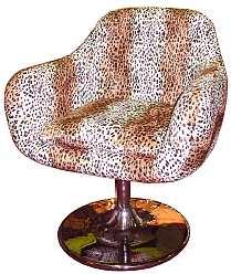 Animal Print Swivel Lounger