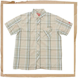 Silver Check Shirt Cement