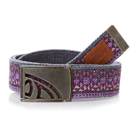 Animal Womens Animal Dalia Webbing Belt - Asphalt Grey