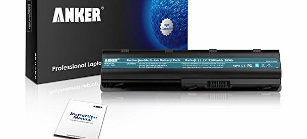 Anker New Laptop Battery for HP G32 G42 G56 G62 G72 G4 G6 G6T G7 ; HP Presario CQ32 CQ42 CQ43 CQ56 CQ62 CQ72 ; Envy 17 ; HP Pavilion DM4-2000EA DM4-1150EA DM4-1050 DM4-3000 DM4-2000 DV6-3000 DV6-6000