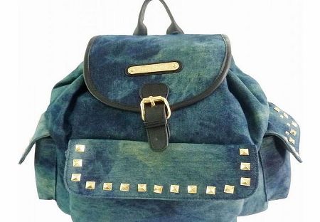 Anna Smith New York Acid Wash Rucksack A9086_BK