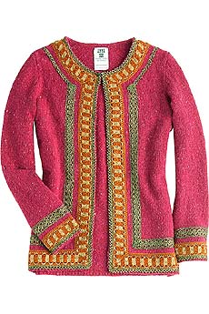 Anna Sui Metallic thread cardigan