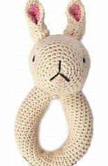 Anne-Claire Petit Rabbit rattle Natural `One size