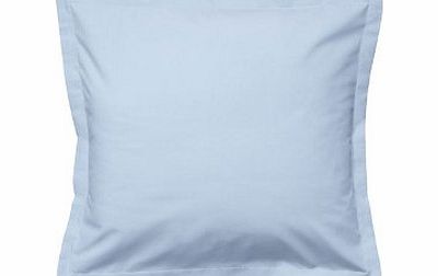 Anne De Solene Vexin Cotton Percale Plain Dye Bedding Azur