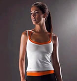 : Mesh Top With Support Bra - Medium -