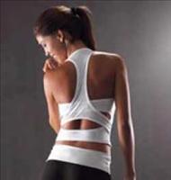 Anniluce : Open Back Training Vest - Medium-Black