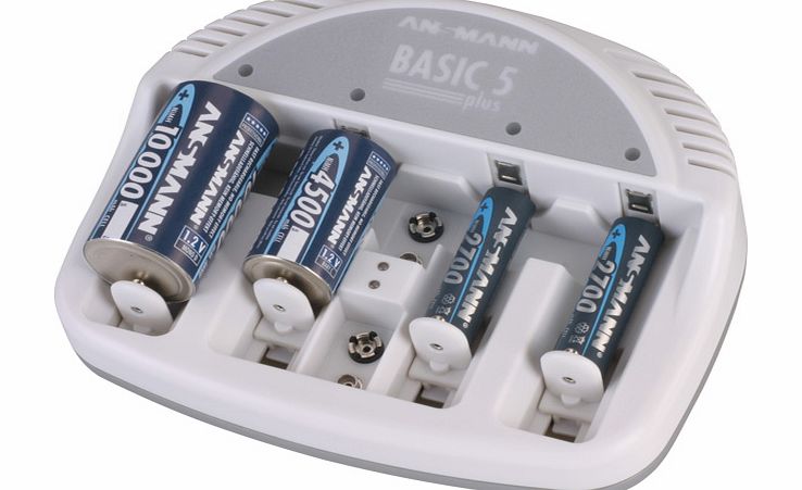 Ansmann Basic 5 Plus NiCd/NiMH Battery Charger