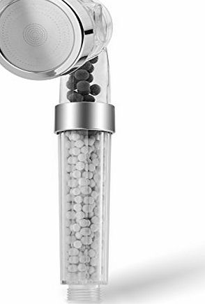 AnthonLee 3 Setting Hybrid Efficient Combination Water Saving Transparent Finish Multi-Function Massage Jet Modern Luxury Bathroom Handheld Shower Head